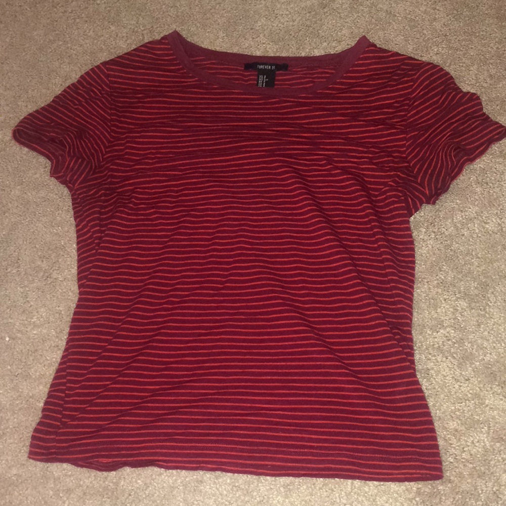 forever 21 striped t-shirt